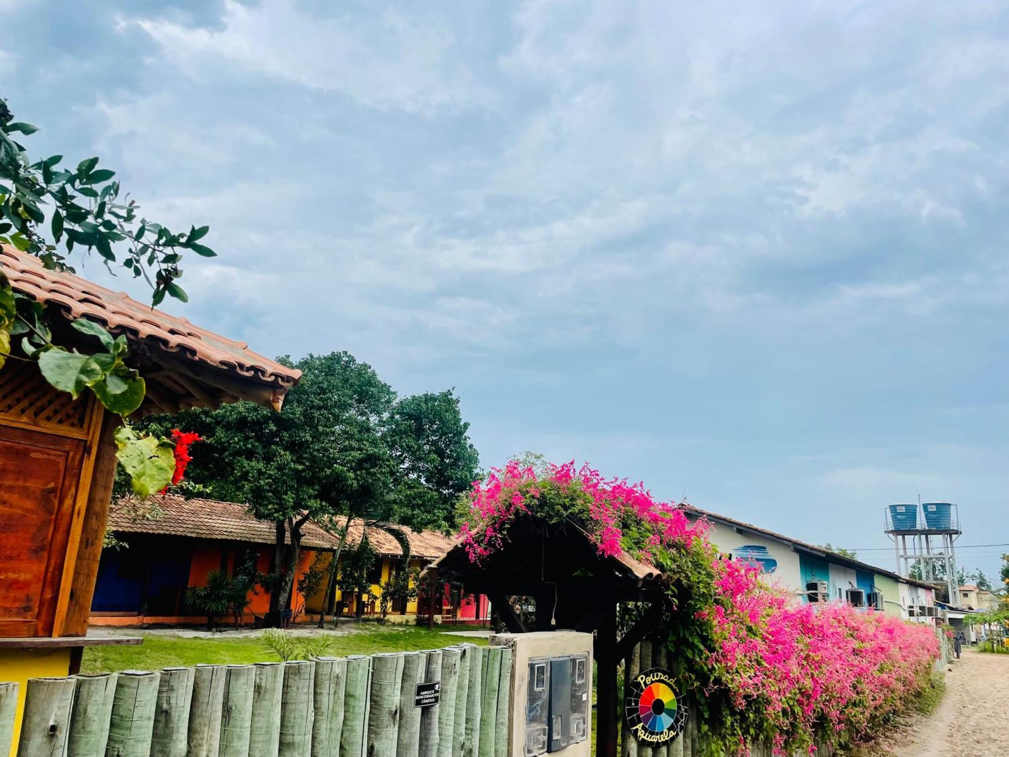 Pousada Aquarela Caraíva Exterior foto